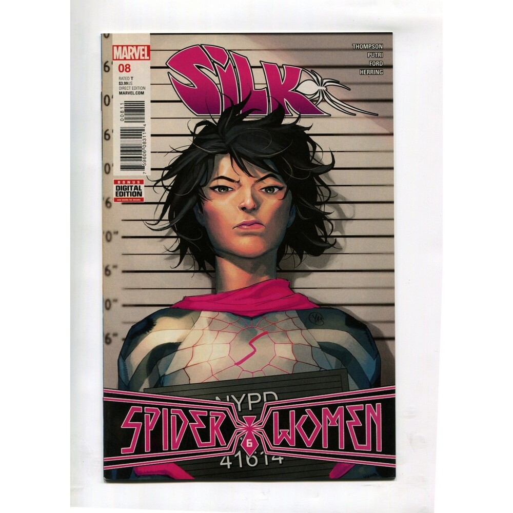 Silk #8 Marvel Comics Spider-Women Crossover 2016 Comic Book